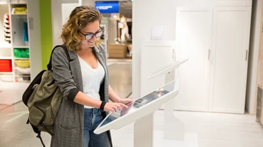 Digitale kiosker skaper gode kundeopplevelser
